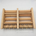 5row Wood Foot Massager Roller